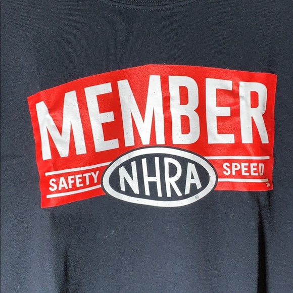 Vintage NHRA Member tee shirt. Black. Size large. - Picture 2 of 4